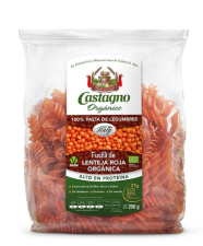 ESPIRALES DE LENTEJA ROJA 250G