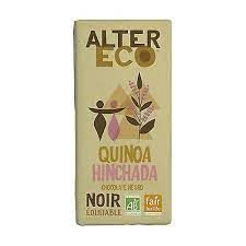 CHOCO. NEG. QUINOA HINCH. 100G ALTERECO