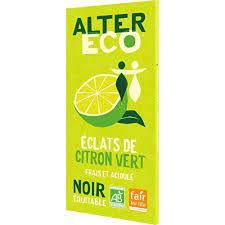 CHOC. NEG. LIMON 100G ALTERECO