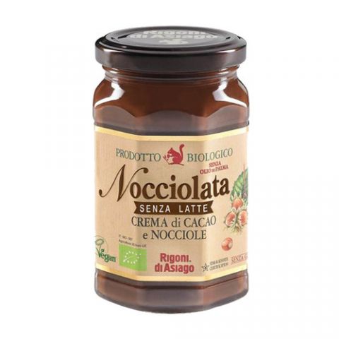 NOCCIOLATA CREMA DE CACAO Y AVELLANA SIN LECHE 